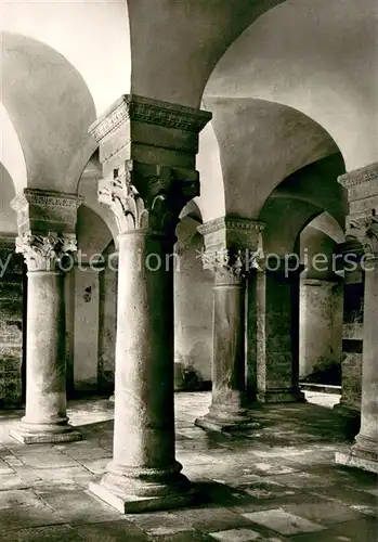 AK / Ansichtskarte Corvey Schloss Corvey Krypta der ehem Abteikirche Corvey