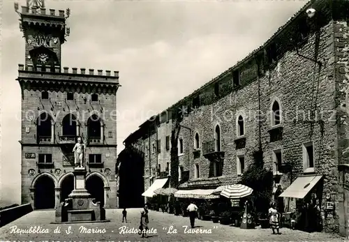 AK / Ansichtskarte San_Marino_Repubblica Ristorante La Taverna San_Marino_Repubblica