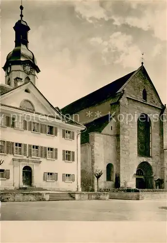 AK / Ansichtskarte Chur_GR Kathedrale mit Dompfarramt Chur_GR