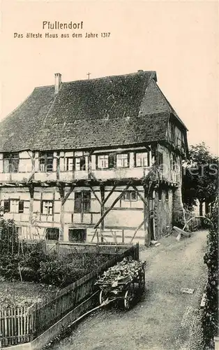 AK / Ansichtskarte Pfullendorf aeltestes Haus 1317 Pfullendorf