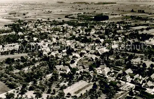 AK / Ansichtskarte Allmannsweier Fliegeraufnahme Allmannsweier