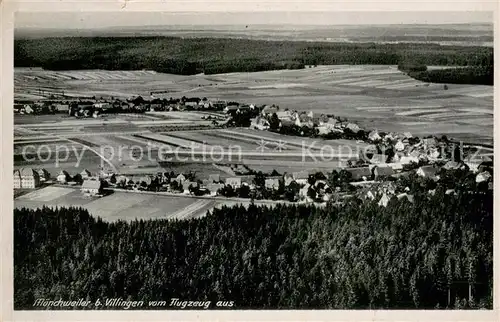 AK / Ansichtskarte Moenchweiler Fliegeraufnahme Moenchweiler