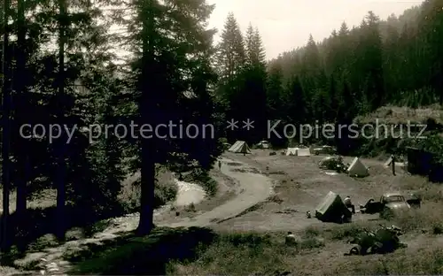 AK / Ansichtskarte Freudenstadt Campingplatz Langenwald  Freudenstadt