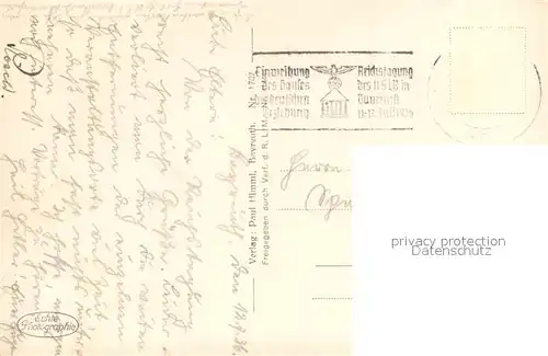 AK / Ansichtskarte Bayreuth Fliegeraufnahme Bayreuth