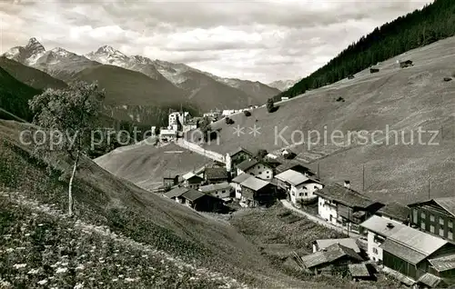 AK / Ansichtskarte Wiesen_Davos_GR Tinzenhorn Piz Michel  Wiesen_Davos_GR