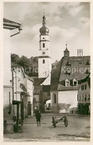 AK / Ansichtskarte Deggendorf_Donau Spitaltor  Deggendorf Donau