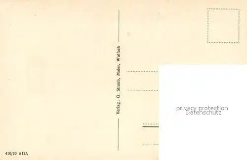 AK / Ansichtskarte Wolfach Stadttor Zeichnung G. Straub  Wolfach