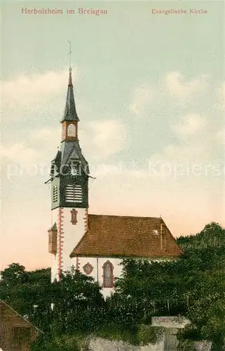 AK / Ansichtskarte Herbolzheim_Breisgau Evangelische Kirche  Herbolzheim Breisgau