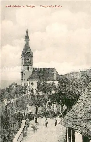 AK / Ansichtskarte Herbolzheim_Breisgau Evangelische Kirche  Herbolzheim Breisgau