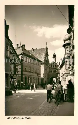 AK / Ansichtskarte Marktbreit Hauptstrasse Maintor  Marktbreit