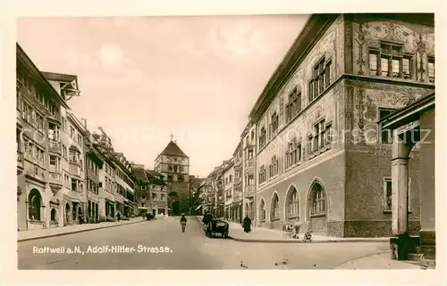 AK / Ansichtskarte Rottweil_Neckar A. H. Strasse  Rottweil Neckar