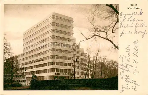 AK / Ansichtskarte Berlin Shell Haus  Berlin