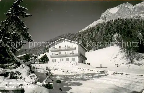 AK / Ansichtskarte Ramsau_Dachstein_Steiermark Gasthof Pension Eberlehner  Ramsau_Dachstein