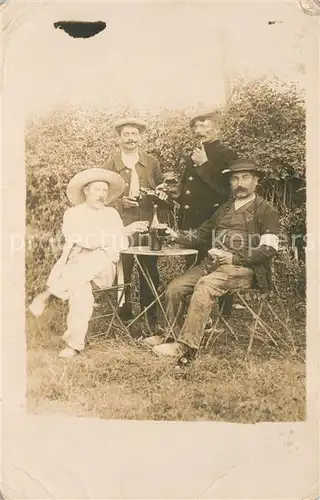 AK / Ansichtskarte Angouleme M?nner Wein Privatfoto Ak  Angouleme