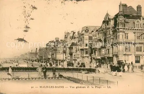 AK / Ansichtskarte Malo les Bains Plage Malo les Bains