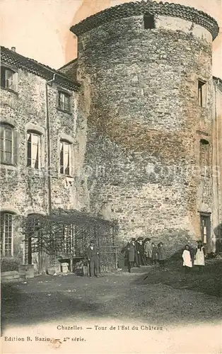 AK / Ansichtskarte Chazelles_Charente Tour de l Est du Chateau Chazelles_Charente