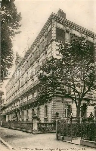 AK / Ansichtskarte Vichy_Allier Queen s Hotel Vichy Allier