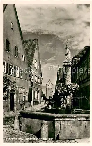 AK / Ansichtskarte Mainbernheim Brunnen  Mainbernheim