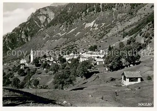 AK / Ansichtskarte Soglio  Soglio