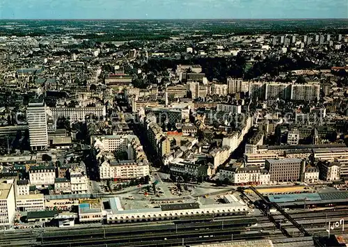 AK / Ansichtskarte Rennes_Ille et Vilaine Vue aerienne Gare SNCF Avenue Janvier  