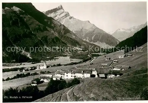 AK / Ansichtskarte Medels_Rheinwald  Medels Rheinwald