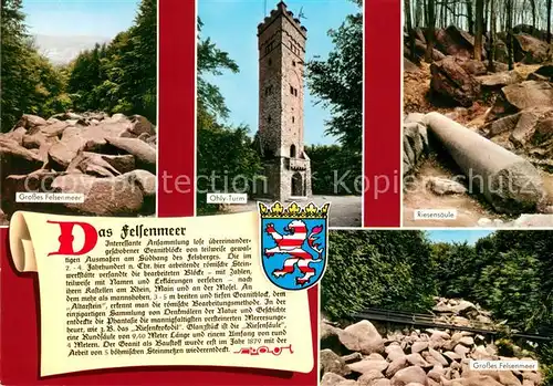 AK / Ansichtskarte Chronik AK Felsenmeer Ohly Turm 