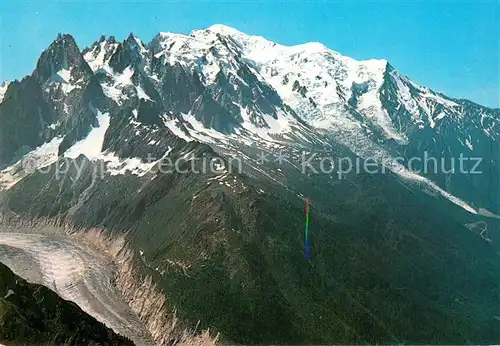 AK / Ansichtskarte Gletscher Chamonix Mont Blanc Mer Glace Aiguilles  