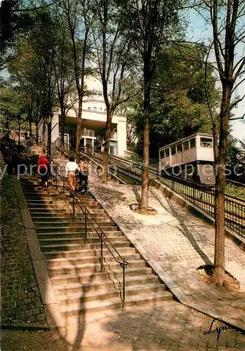 AK / Ansichtskarte Drahtseilbahn Funiculaire de Montmartre Sacre Coeur Paris 