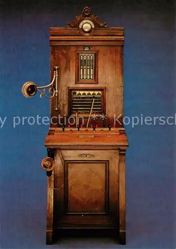 AK / Ansichtskarte Telefon Fernvermittlungsschrank M 00 um 1900 