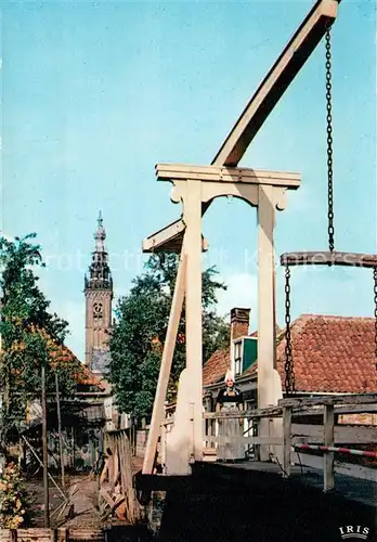 AK / Ansichtskarte Edam Bruggetje Zugbruecke Edam