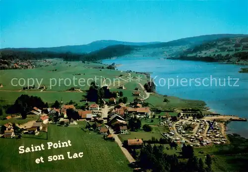 AK / Ansichtskarte Saint Point Lac Vue aerienne Saint Point Lac