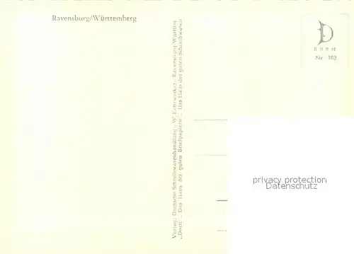 AK / Ansichtskarte Ravensburg_Wuerttemberg Stadtpanorama Ravensburg Wuerttemberg