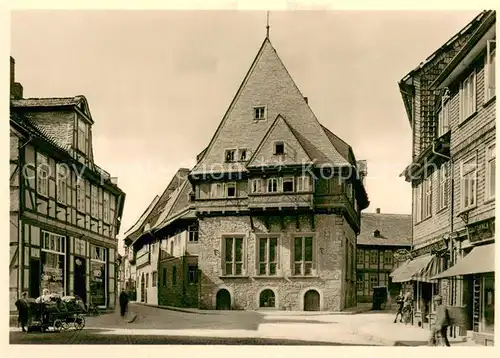 AK / Ansichtskarte Goslar Baeckergildehaus Historisches Gebaeude Altstadt Goslar
