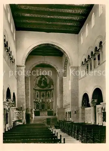 AK / Ansichtskarte Gernrode_Harz Stiftskirche Mittelschicht und Ostchor Gernrode Harz