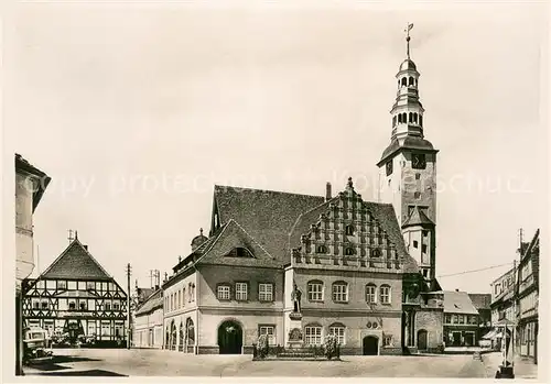 AK / Ansichtskarte Gardelegen Rathaus mit Hotel Deutsches Haus Gardelegen