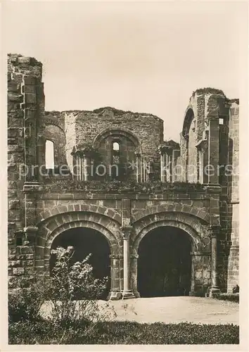 AK / Ansichtskarte Gelnhausen Kaiserpfalz Torhalle Hoffront Gelnhausen