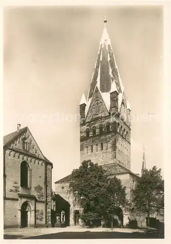 AK / Ansichtskarte Soest_Arnsberg St Patroklidom Turm Querschiff der Petrikirche Soest_Arnsberg