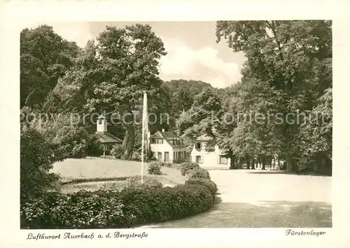 AK / Ansichtskarte Auerbach_Bergstrasse Park Fuerstenanlage Auerbach_Bergstrasse