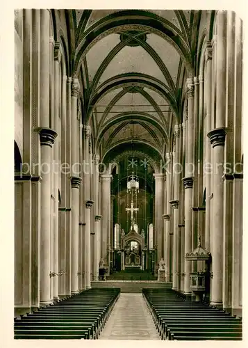 AK / Ansichtskarte Speyer_Rhein Dom Mittelschiff mit Chor Speyer Rhein