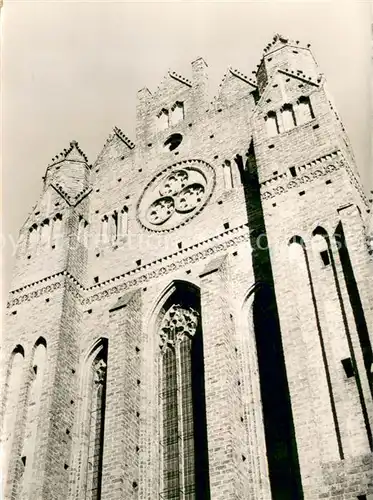 AK / Ansichtskarte Chorin Kloster Chorin Westgiebel Chorin