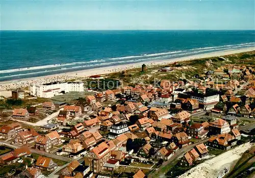 AK / Ansichtskarte Insel_Juist Fliegeraufnahme Insel_Juist