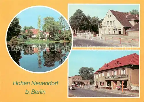 AK / Ansichtskarte Hohen_Neuendorf An den Rotpfuhlen S Bahnhof Einkaufszentrum Leninstrasse Hohen Neuendorf