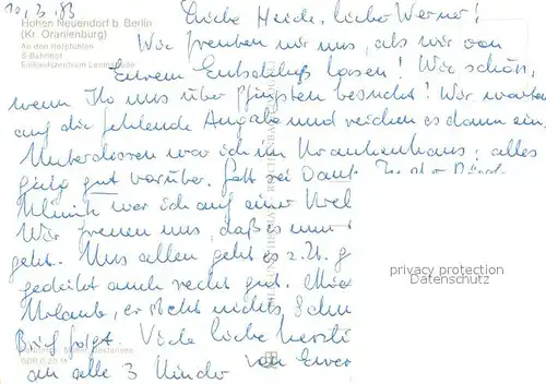 AK / Ansichtskarte Hohen_Neuendorf An den Rotpfuhlen S Bahnhof Einkaufszentrum Leninstrasse Hohen Neuendorf