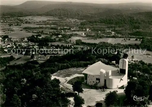 AK / Ansichtskarte Ronchamp_Haute_Saone Chapelle de Notre Dame du Haut Vue aerienne Ronchamp_Haute_Saone