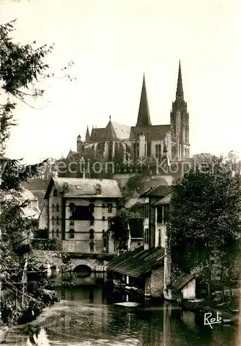 AK / Ansichtskarte Chartres_Eure_et_Loir Vue du Pont du Massacre Chartres_Eure_et_Loir