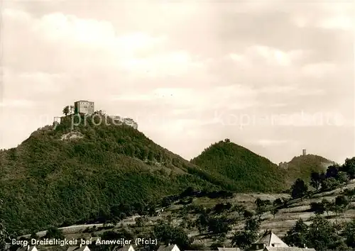 AK / Ansichtskarte Annweiler_Trifels Burg Dreifaltigkeit Annweiler_Trifels