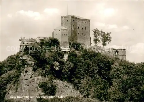 AK / Ansichtskarte Annweiler_Trifels Burg Dreifaltigkeit Annweiler_Trifels