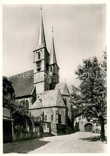 AK / Ansichtskarte Wimpfen Pfarrkirche Sued Ost Wimpfen