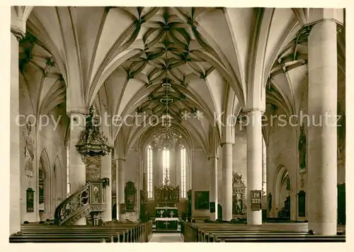 AK / Ansichtskarte Wimpfen Pfarrkirche Langhaus Inneres Wimpfen