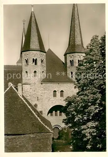AK / Ansichtskarte Wimpfen Stiftskirche Romanischer Westbau Wimpfen